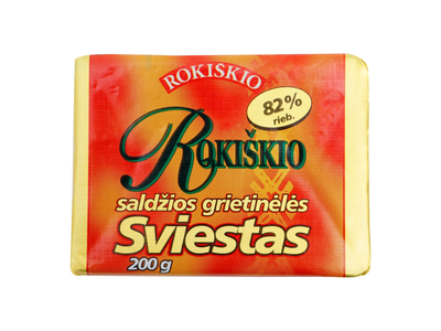 ROKIŠKIO sviestas, 82 % rieb., 200 g