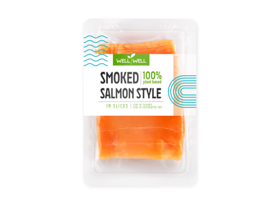 Augaliniai griežinėliai WELL WELL, lašišos skonio, 100 g