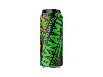 Gazuotas gaivusis gėrimas DYNAMIT su vitaminais, 500 ml