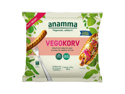 Šaldytos sojų dešrelės ANAMMA, 300 g