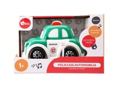 Interaktyvusis policijos automobilis BO, 1 vnt.