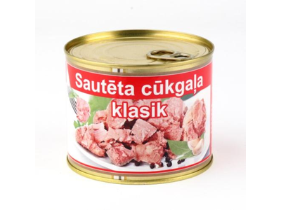 Troškintos kiaulienos konservai, 525 g