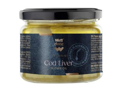 Menkių kepenėlės WELL DONE PREMIUM, 250 g