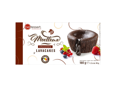 Šald. pyrag. šokol. įd. BELDESSERT, 2 x 90 g