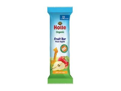 Ekologiškas batonėlis HOLLE, obolių ir kriaušių skonio, 25 g