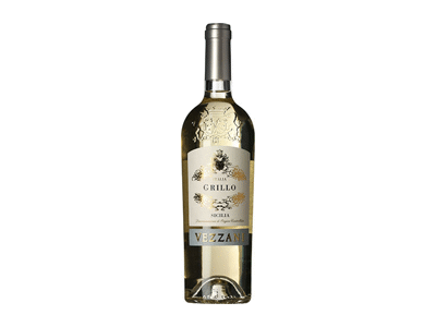 Baltasis sausas vynas VEZZANI GRILLO SICILIA, 750 ml