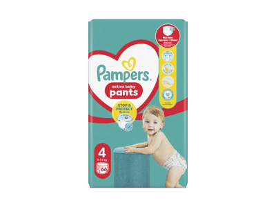 Sauskelnės-kelnaitės PAMPERS Pants, Giant Pack, 4 dydis, 66 vnt.