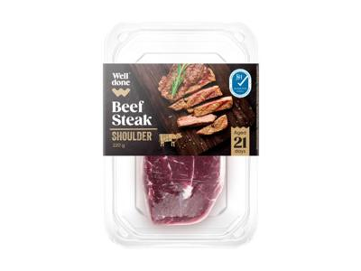 Brandintas jautienos mentės kepsnys WELL DONE, 220 g