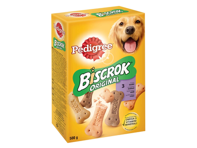 „Pedigree Biscrok“ šunų sausainiai, 500 g