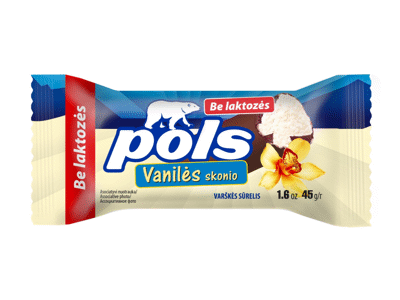 Vanilinis sūrelis be laktozės POLS, 23,6 % rieb., 45 g