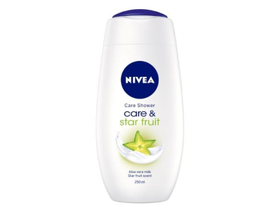 Dušo želė  NIVEA Care & Star Fruit, 250 ml