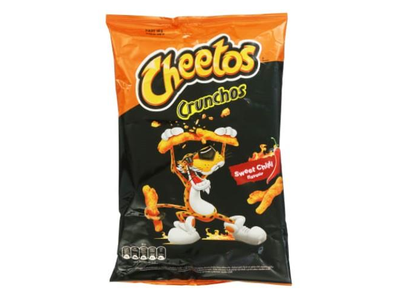 Kukurūzų užkandis CHEETOS, saldžiųjų čili pipirų skonio, 165g.