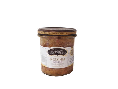 Konservuota troškinta kiauliena, a. r., 300 g