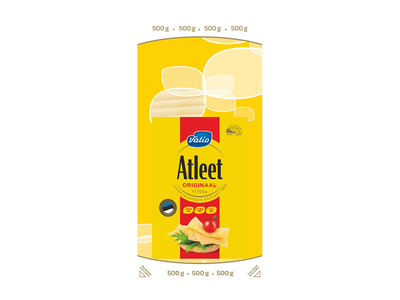 Fermentinis sūris VALIO ATLEET ORIGINAL, pjaustytas 26%, 500g