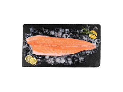 Šviežia atlantinių lašišų filė su oda, 1 kg