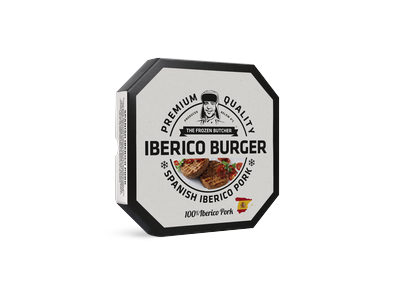 Šaldyti kiaulienos paplotėliai IBERICO burger, 2 x 125 g