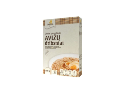 Avižų dribsniai fas. dėžutėse 500 g