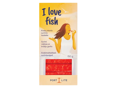 Krabų skonio surimi lazdelės PORT LITE 150g