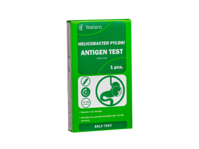 Helicobacter Pylori testas TESTERA, 1 vnt.