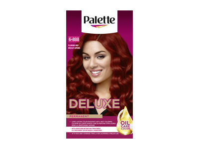 PALETTE DELUXE plaukų dažai 3-65 (575) skaisčiai raudonas
