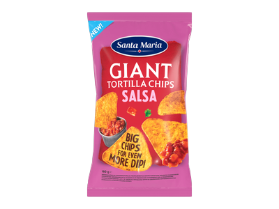 Salsos sk. traškučiai SANTA MARIA GIANT, 160g