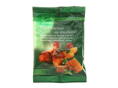 Paukšt.prieskon. mišinys su med., SAUDA, 70g