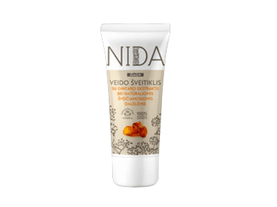 Veido šveitiklis NIDA su gintaro ekstraktu, 75 ml