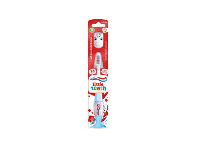 AQUAFRESH dantų šeptėlis Little Teeth (0-5m)