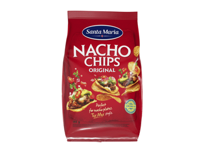 Kukurūzų traškučiai SANTA MARIA TEX MEX NACHO, 185 g