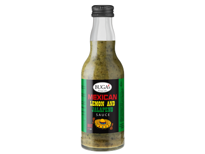 Citrinų ir Jalapeno pipirų padažas BUGA's, meksikietiškas, 215 g