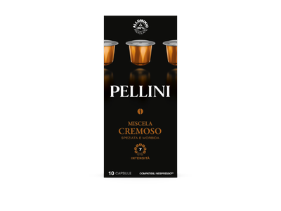 Kavos kapsulės PELLINI Cremoso, 10x5,5g
