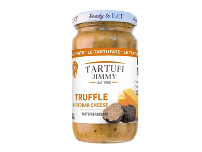 Trumų ir Čederio sūrio padažas TARTUFI JIMMY, paruoštas valgymui, 180g