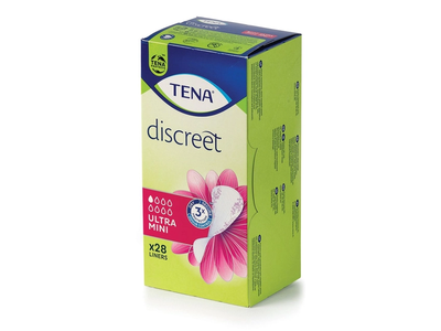 Įklotai TENA DISCREET ULTRA MINI, 28 vnt.