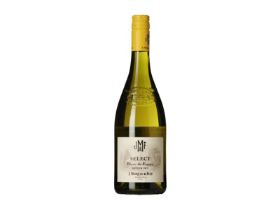 Baltasis pusiau sausas vynas J.MOREAU SELECT BLANC, 750 ml