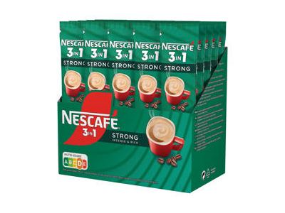 Tirpiosios kavos gėrimas NESCAFE 3IN1 STRONG, 392 g