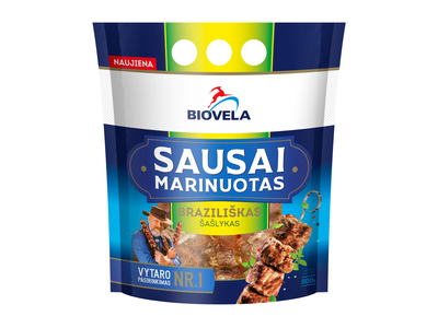 Kiaulienos sprandinės šašlykas braziliškame marinate, 800 g