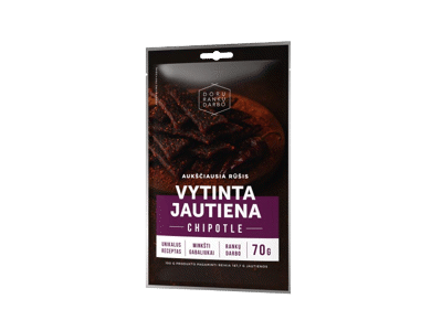 Vytinta čipotlės jautiena, a. r., 70 g