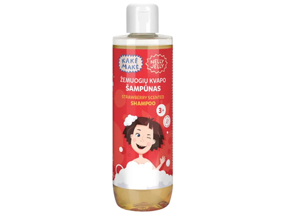 Žemuogių kvapo šampūnas KAKĖ MAKĖ - BE AŠARŲ, 250 ml