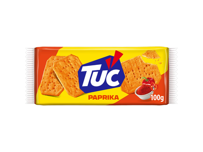 Krekeriai su paprikomis TUC PAPRIKA, 100 g