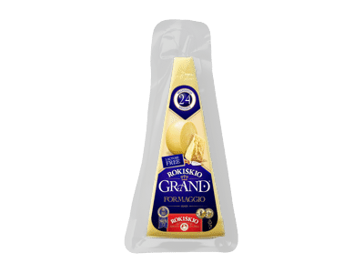 Kietasis sūris ROKIŠKIO GRAND, brand. 24 mėn., 37% rieb.s.m., 180 g