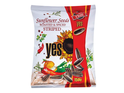 Saulėgrąžos YES dryž. su čili 150g