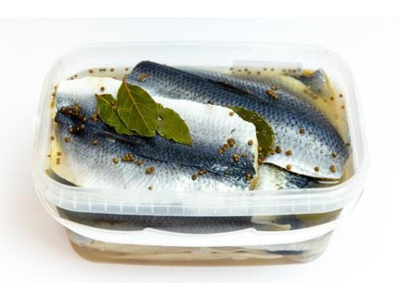 Atlantinės silkės filė, su oda, sūdyta, ~4 kg