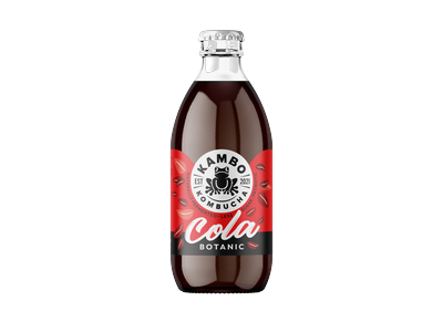 Kombuča KAMBO KOMBUCHA, Cola Botanic, 0,33 l