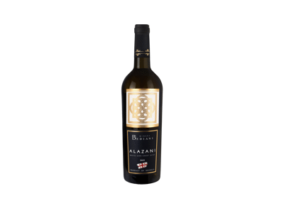 Baltasis pusiau saldus vynas BEDIANI ALAZANI, 750 ml