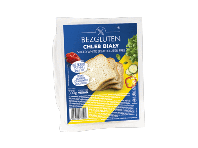 Balta raikyta duona BEZGLUTEN be glitimo, 300 g