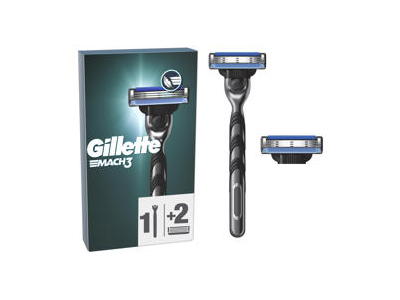 Skustuvas GILLETTE MACH3, +2 galvutės