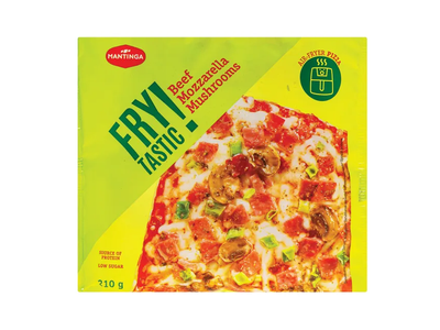 Šaldyta pica FRYTASTIC su jautiena, mocarela, pievagrybiais, 210 g