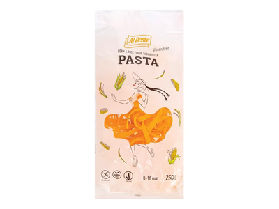 Makaronai AL DENTE TAGLIATELLE be glitimo, 250 g
