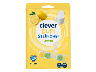 Tualeto gaiviklis CLEVER LLEMON, 2 x 48 g