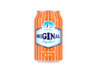 Alkoholinis kokteilis HARTWALL ORANGE, 330 ml